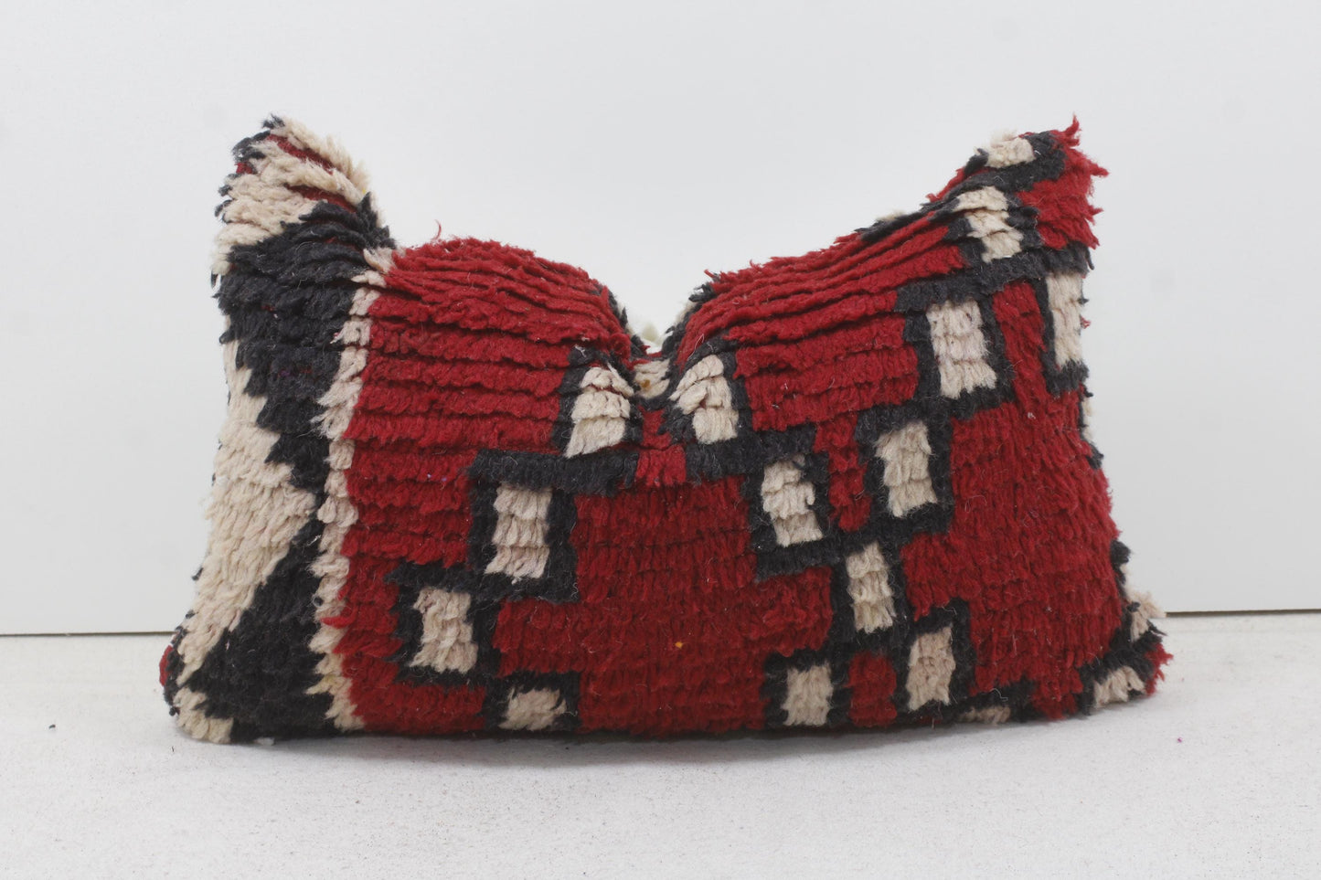 Vintage Moroccan Pillows 100% Wool ,Absolutely Gorgeous Pillow Floor Pillow Moroccan Berber Home Design Handmade Kilim Berber P285