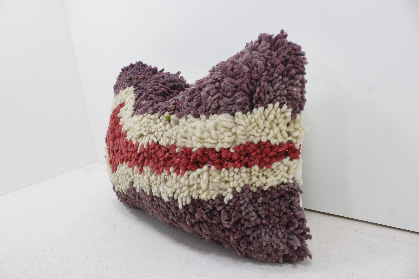 Vintage Moroccan Pillows 100% Wool ,Absolutely Gorgeous Pillow Floor Pillow Moroccan Berber Home Design Handmade Kilim Berber P255