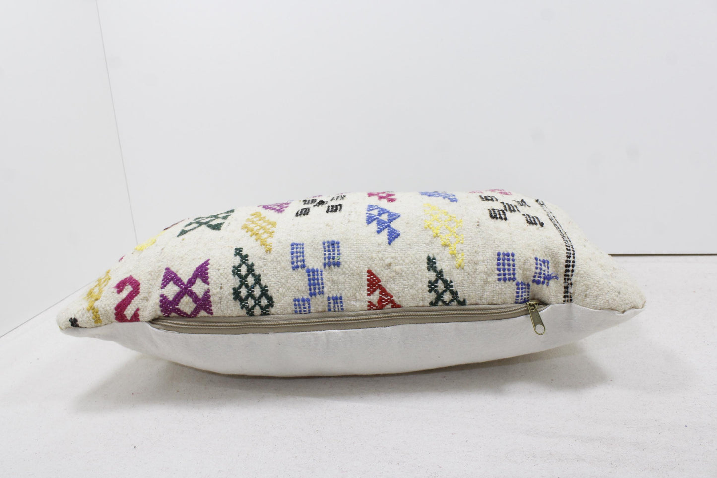 Vintage Moroccan Pillows 100% Wool ,Absolutely Gorgeous Pillow Floor Pillow Moroccan Berber Home Design Handmade Kilim Berber P253