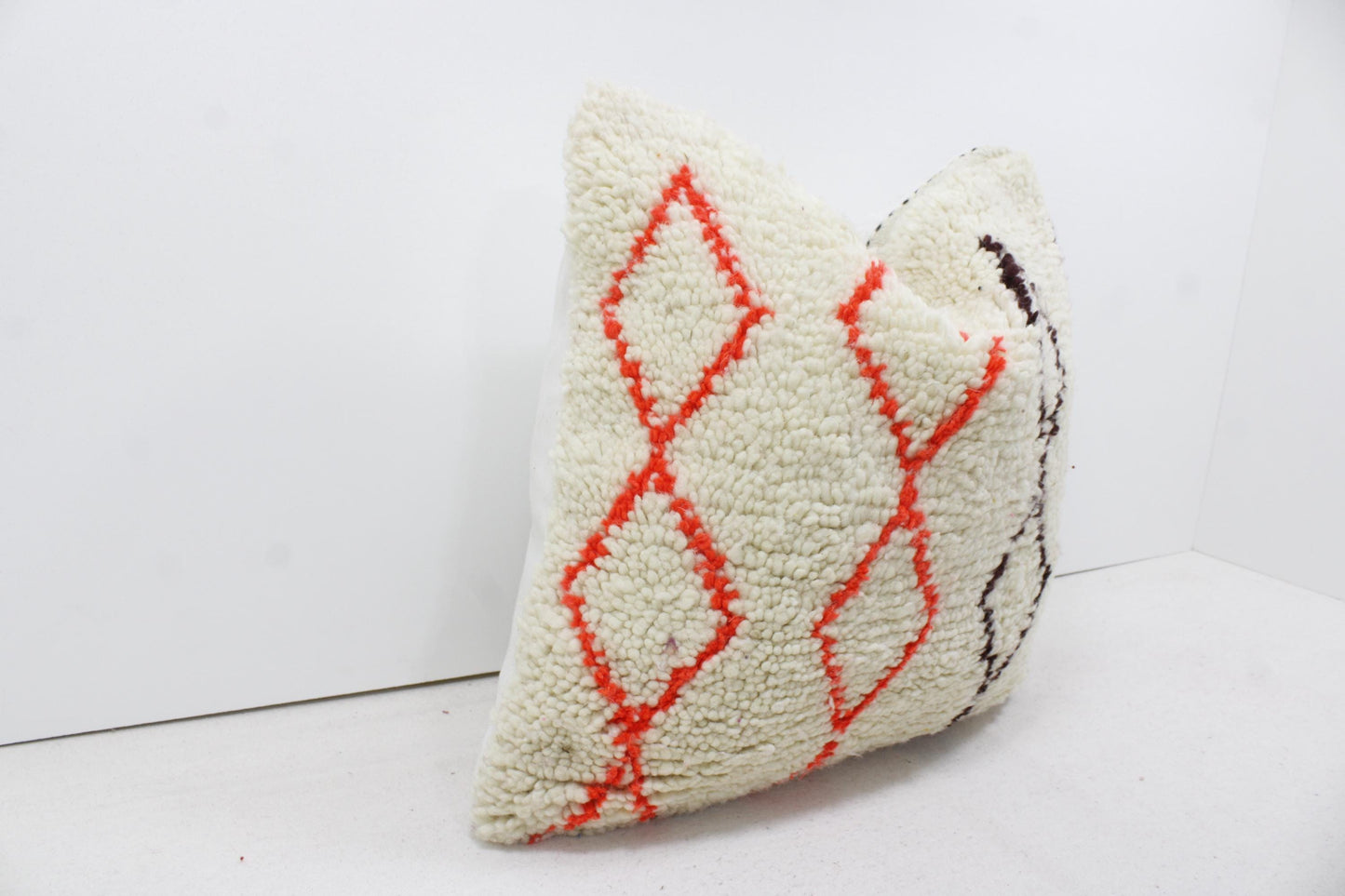 Vintage Moroccan Pillows 100% Wool ,Absolutely Gorgeous Pillow Floor Pillow Moroccan Berber Home Design Handmade Kilim Berber P238