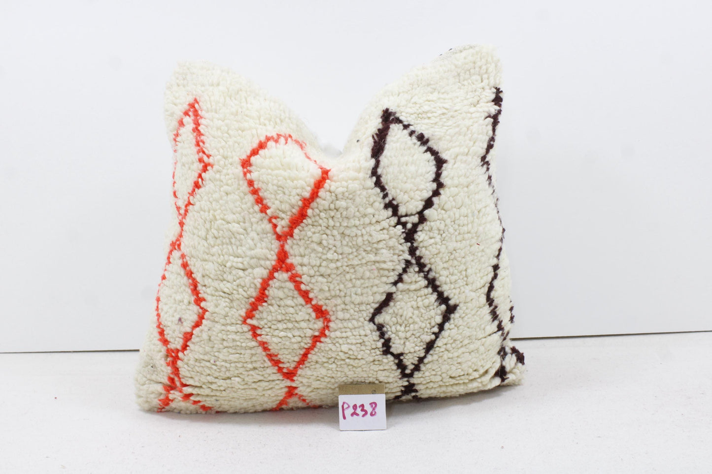 Vintage Moroccan Pillows 100% Wool ,Absolutely Gorgeous Pillow Floor Pillow Moroccan Berber Home Design Handmade Kilim Berber P238