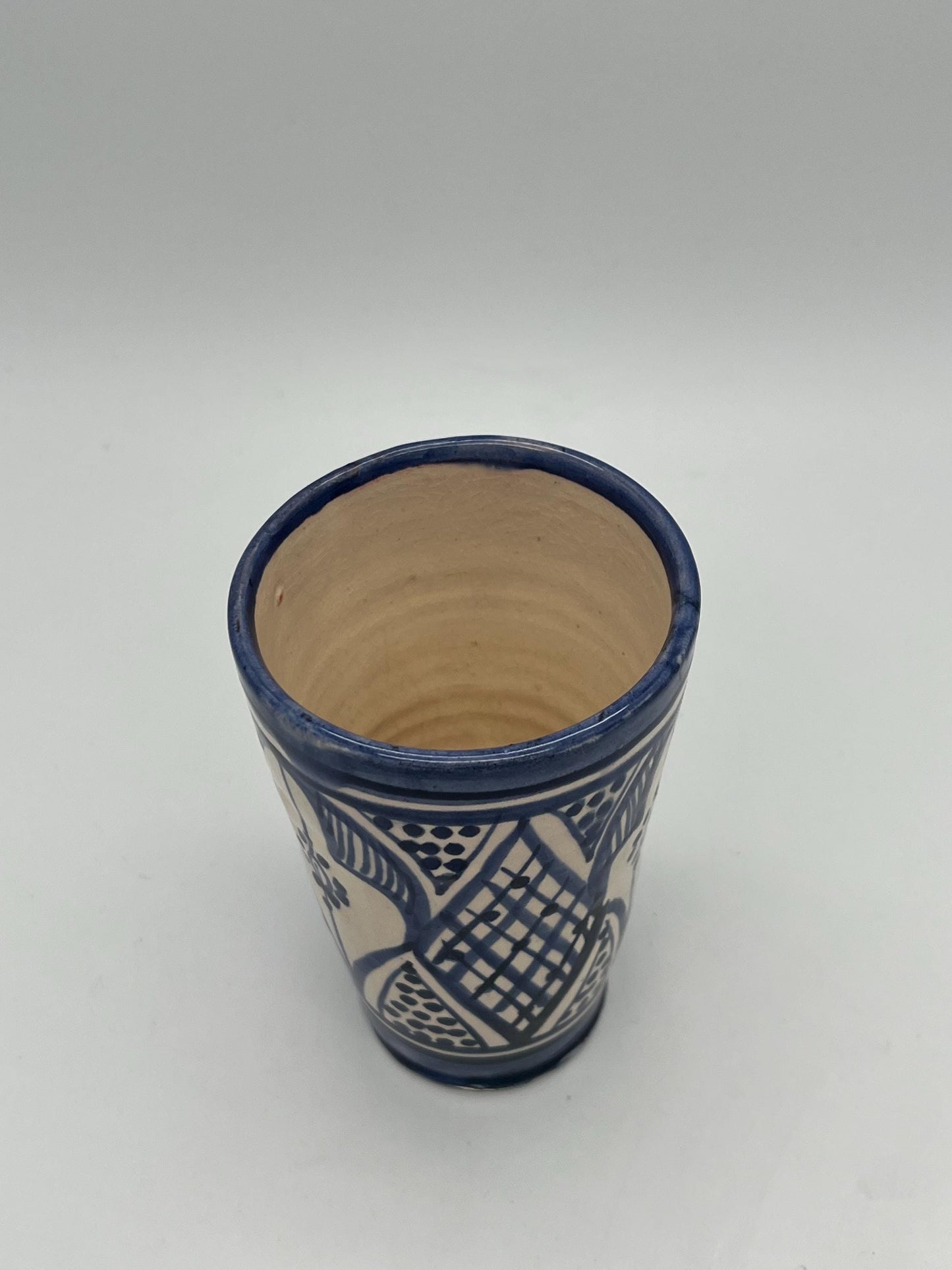 Moroccan Beldi Mug, Handmade, Boho Ceramic Tea Mug from Morocco