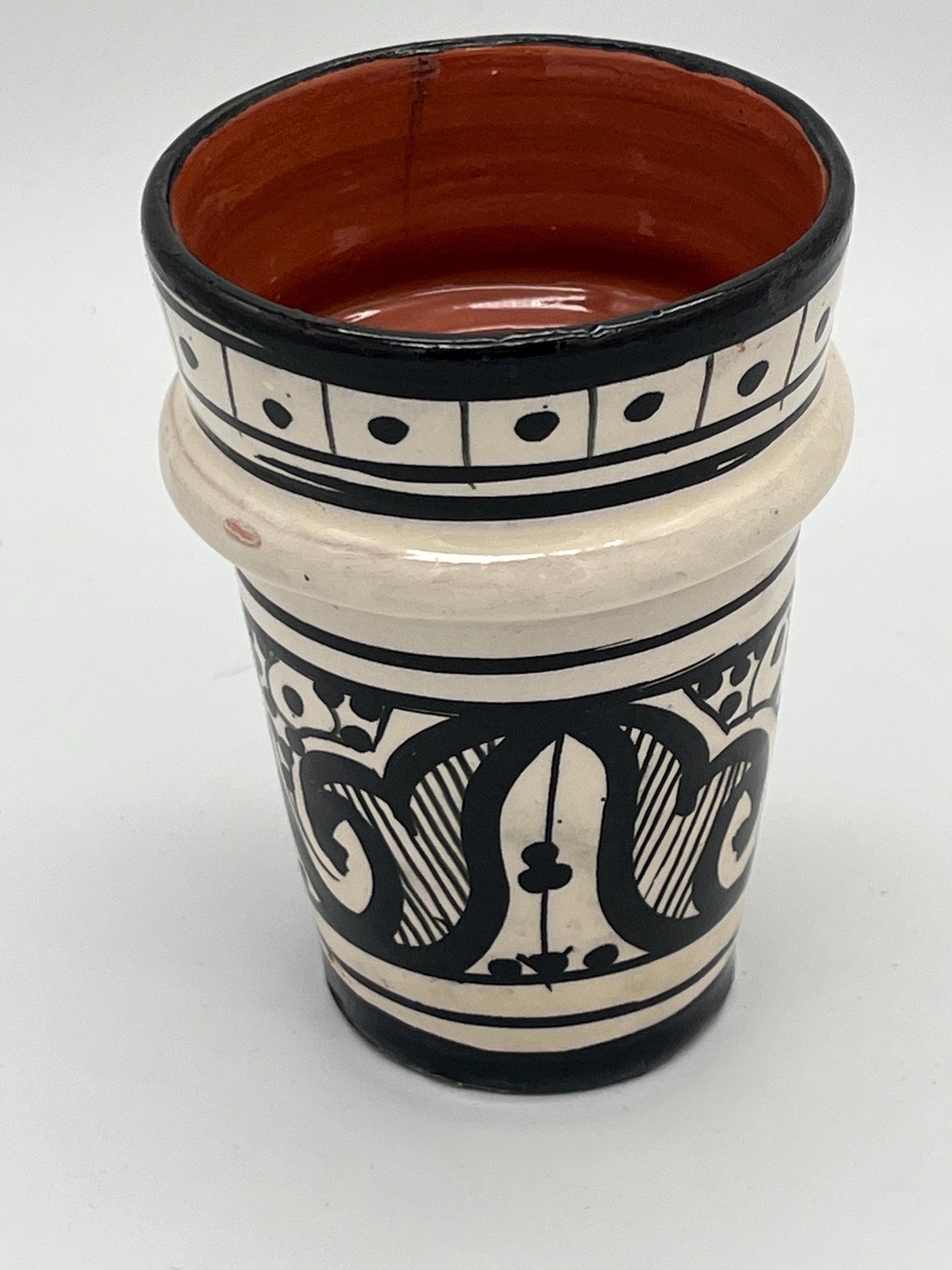 Moroccan Beldi Mug, Handmade, Boho Ceramic Tea Mug from Morocco