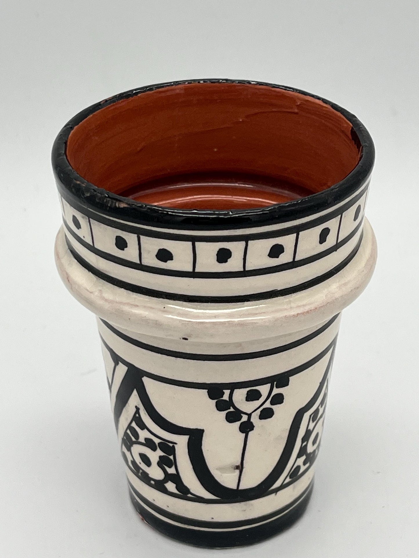 Moroccan Beldi Mug, Handmade, Boho Ceramic Tea Mug from Morocco