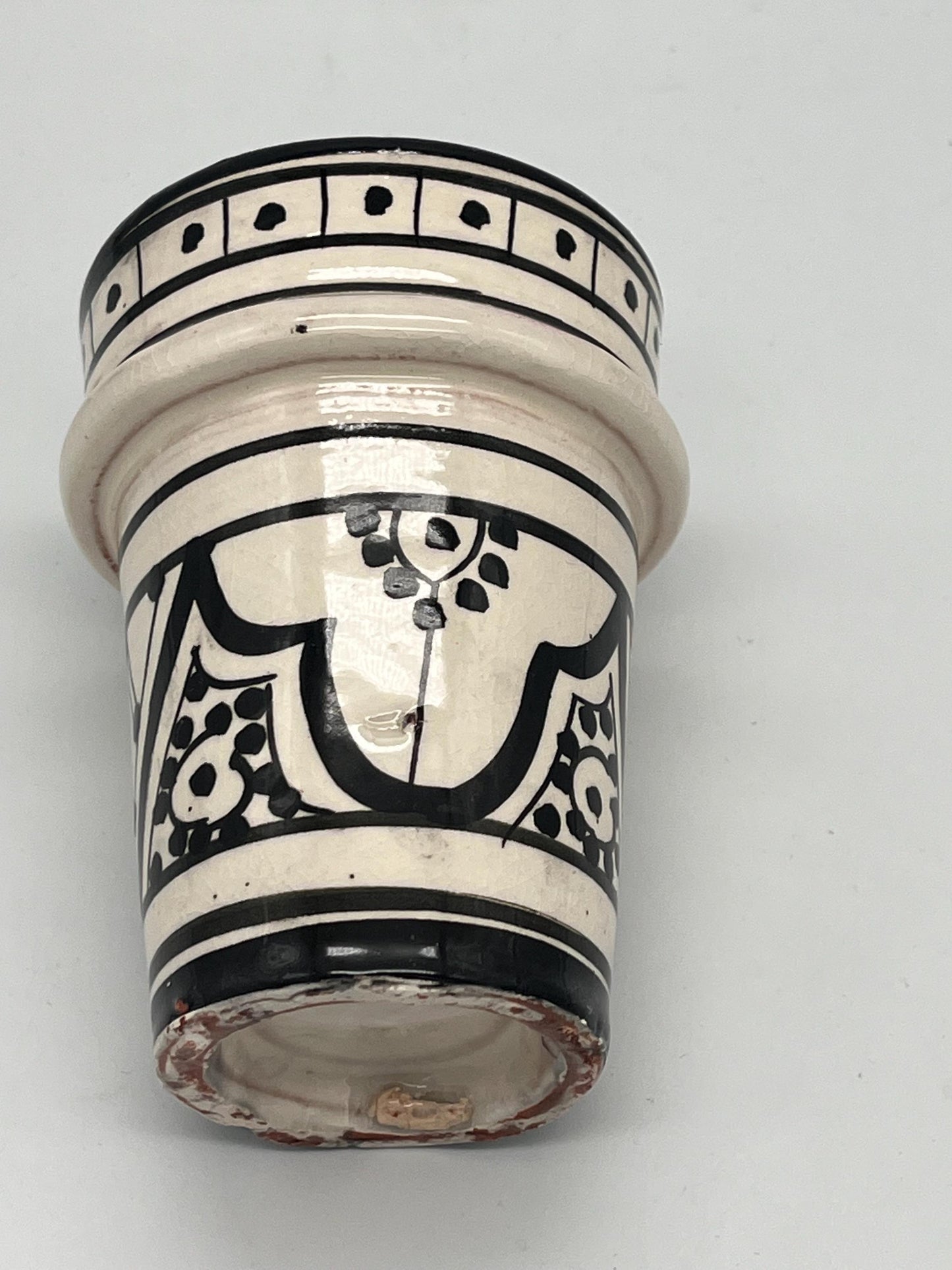 Moroccan Beldi Mug, Handmade, Boho Ceramic Tea Mug from Morocco