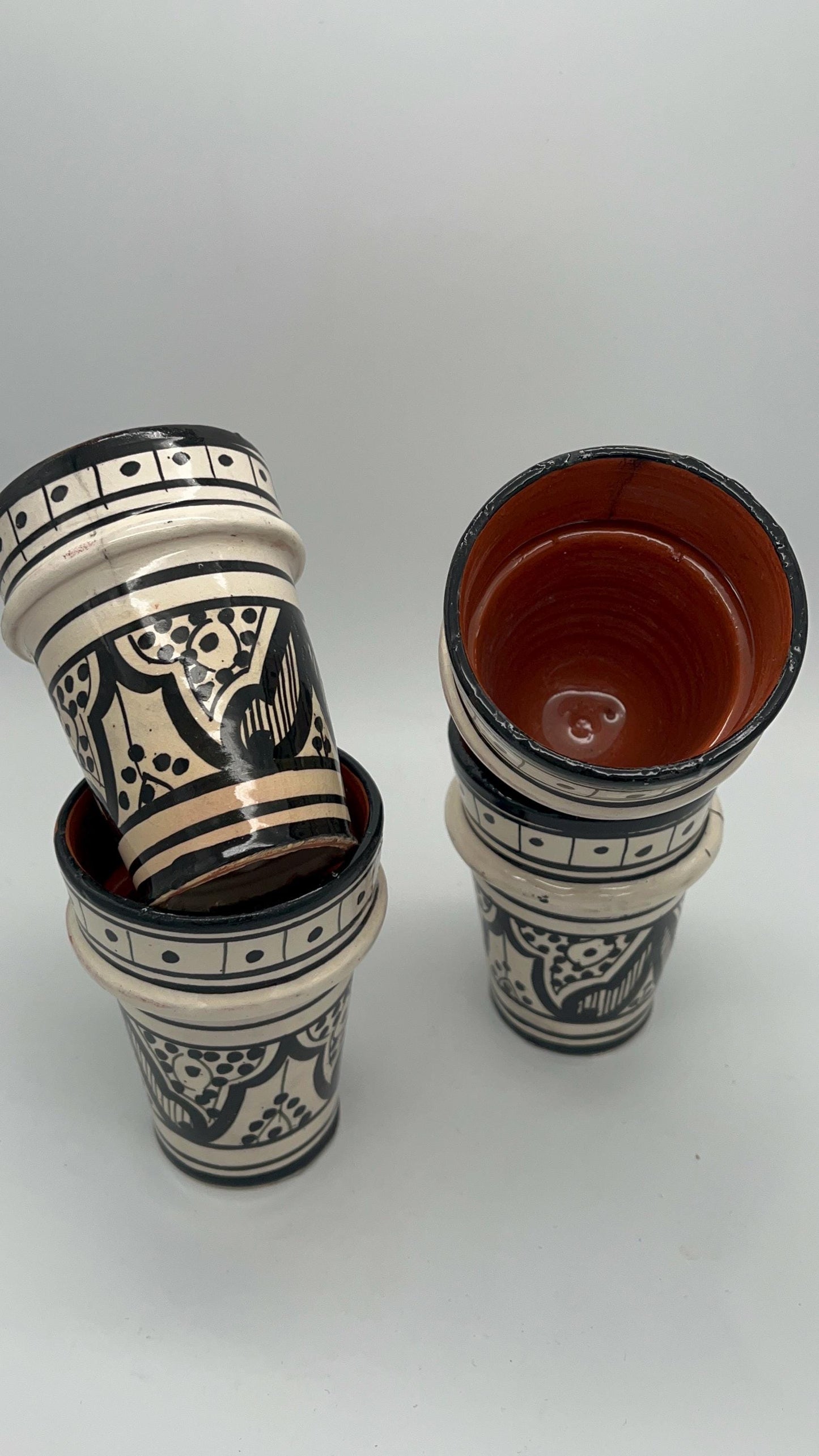 Moroccan Beldi Mug, Handmade, Boho Ceramic Tea Mug from Morocco