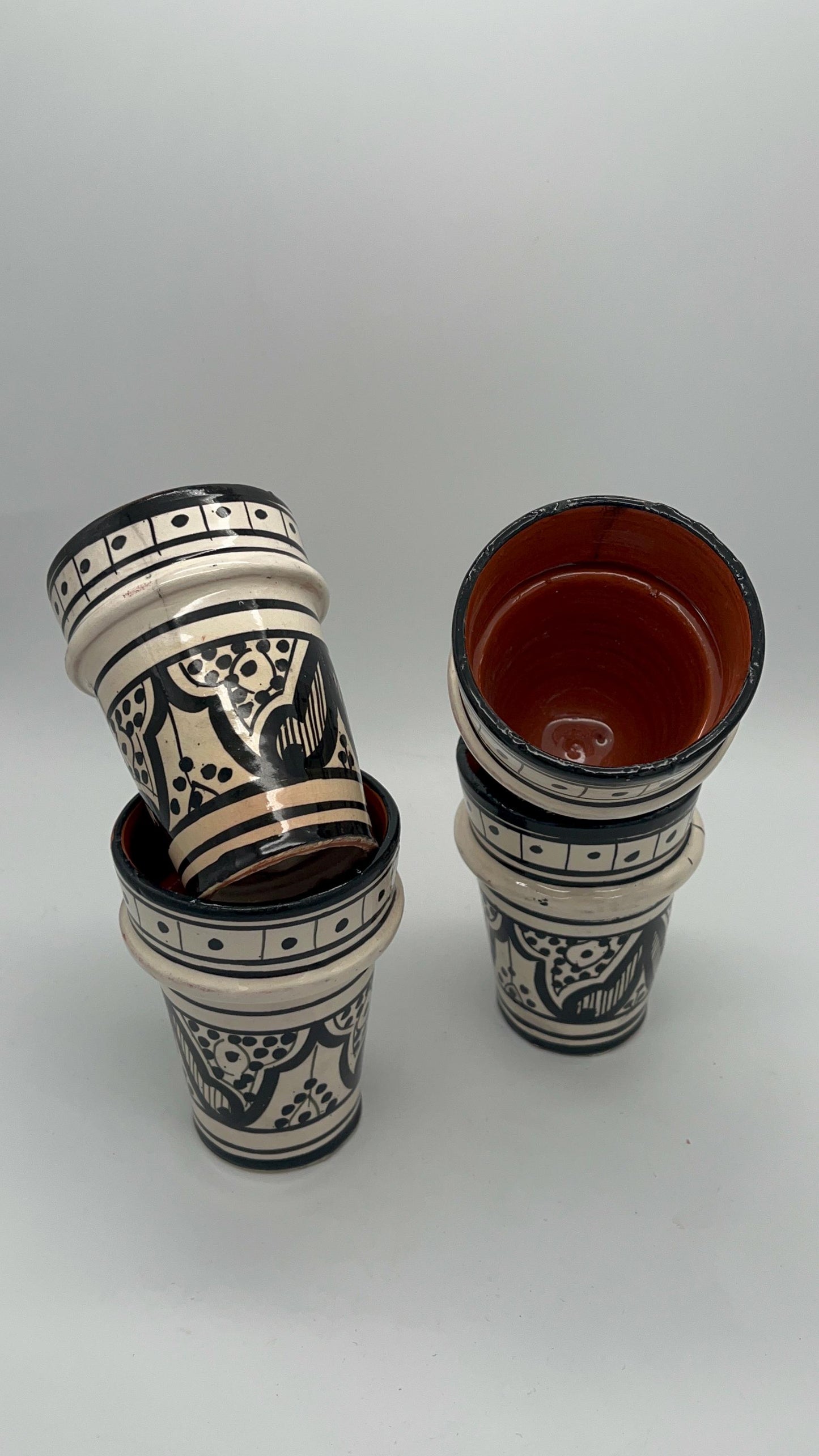 Moroccan Beldi Mug, Handmade, Boho Ceramic Tea Mug from Morocco