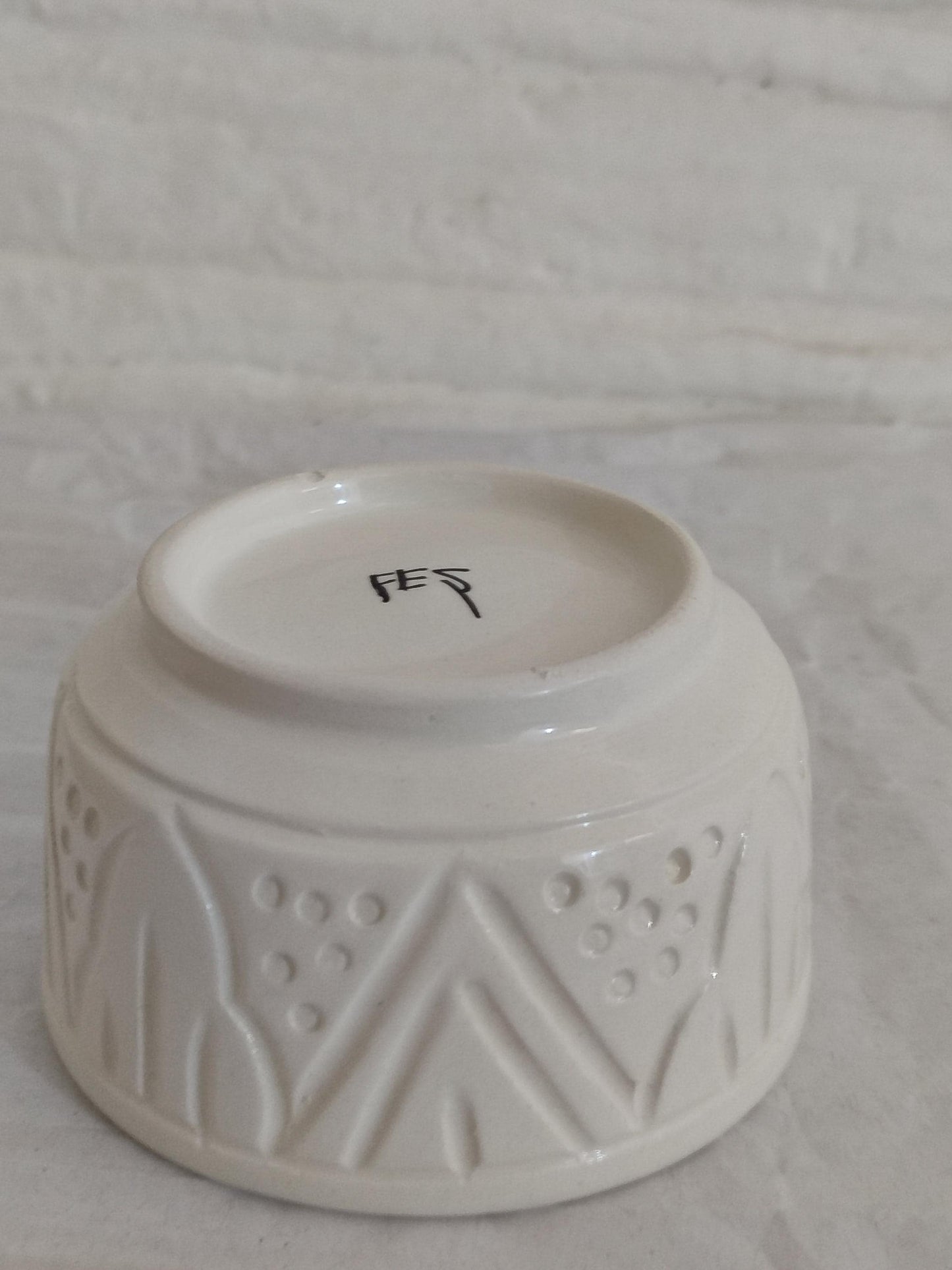 Set of 4 Handmade Moroccan Ceramic Soup,Salad Bowls - Small Ceramic Serving Pottery Bowl for Your Home & Kitchen - Handmade Decorative Gift