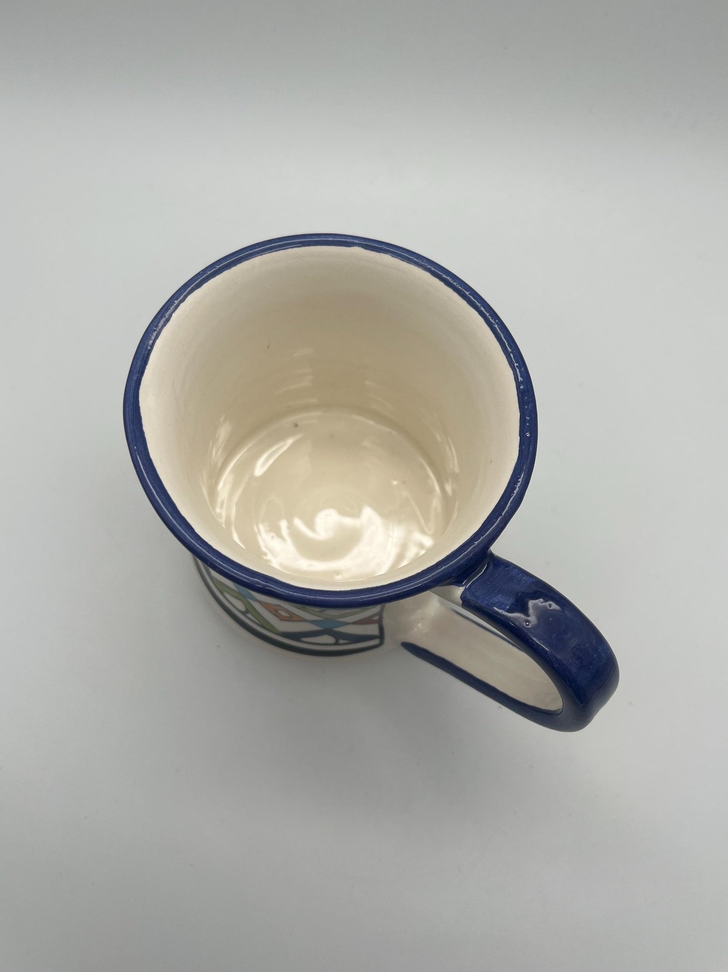 Moroccan Beldi Mug, Handmade, Boho Ceramic Tea Mug from Morocco