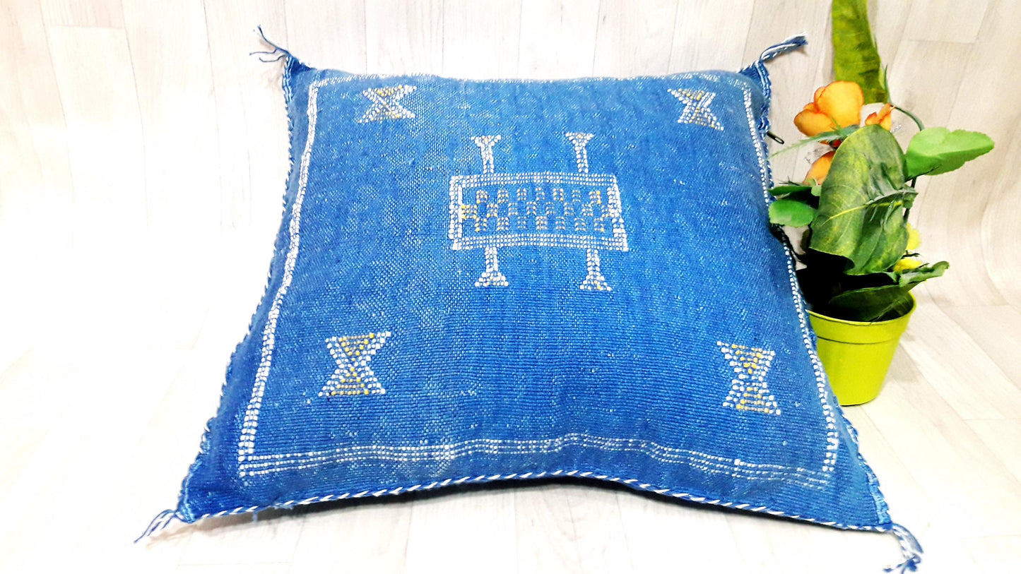 Cactus Silk Pillow Cover, Moroccan Sabra Cushion Cover , Boho Cushion, Sabra Cactus Silk Cushion,Home Decor