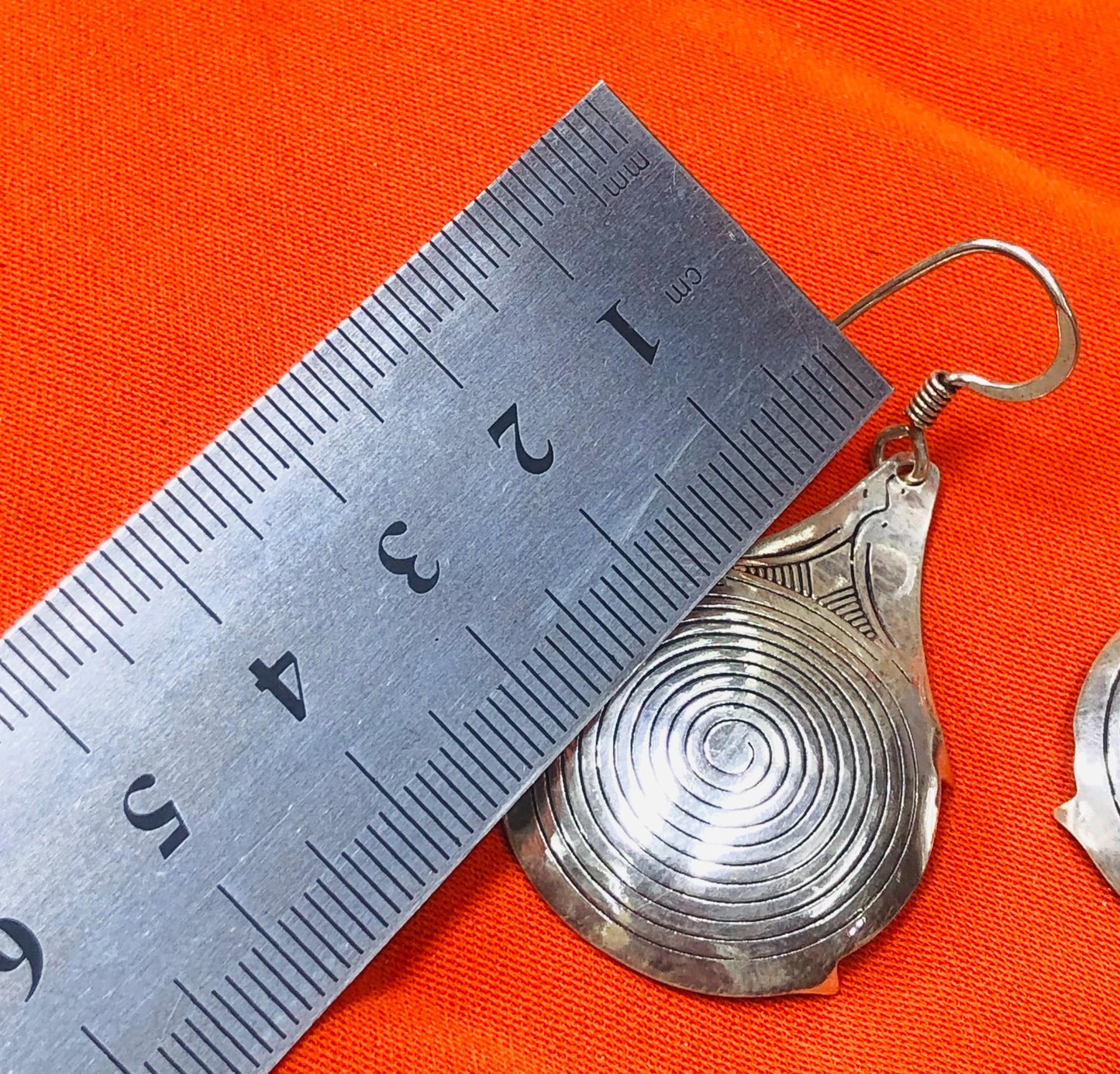 Vintage Berber Silver Earrings – Handmade Moroccan Jewelry