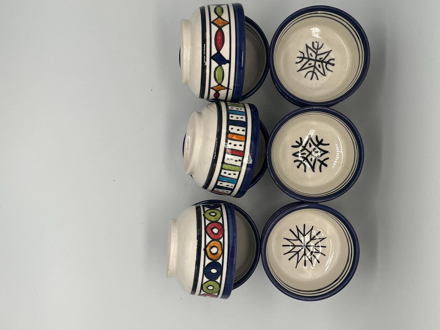 Handmade Ceramic Bowls - Unique Mother'S Day Gift Ideas, Hand-Painted Moroccan Appetizer and Dip Bowls