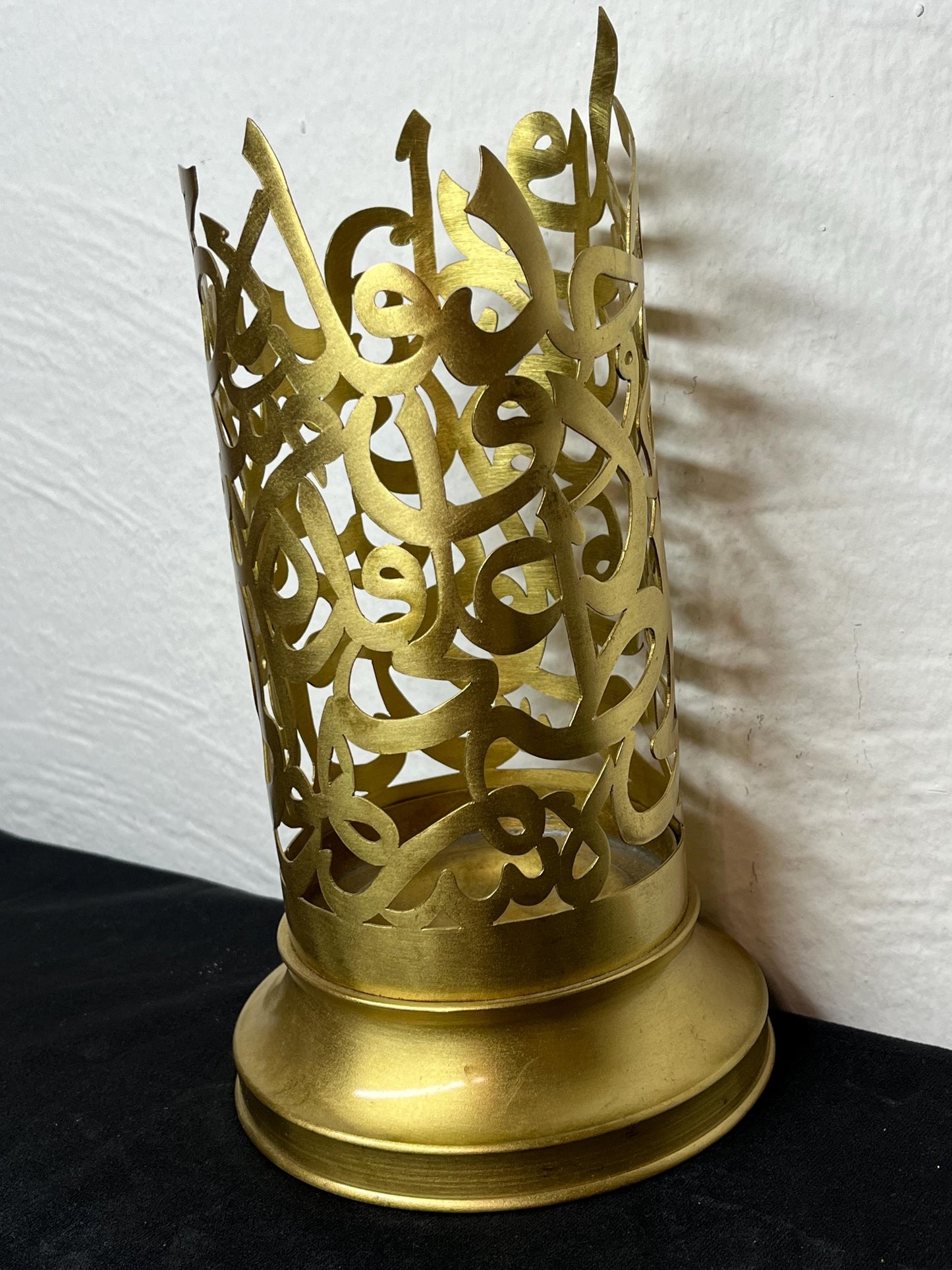 Brass Candle Holder | Islamic Handmade Home Decor | Dining Table Decoration | House Warming Gift | EID Ramadan Islamic Table