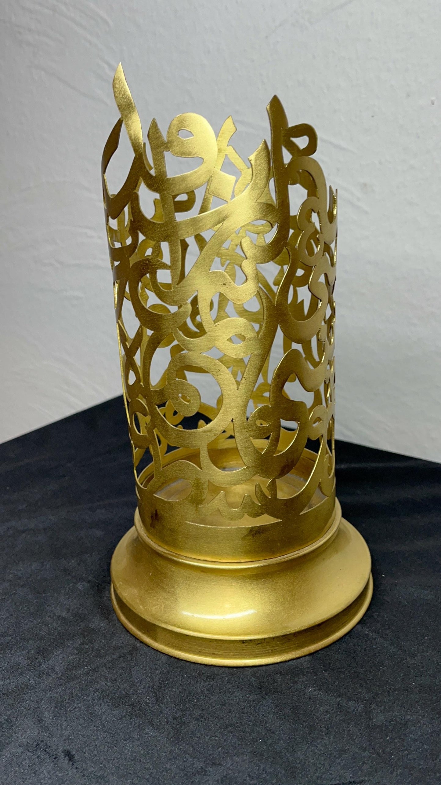 Brass Candle Holder | Islamic Handmade Home Decor | Dining Table Decoration | House Warming Gift | EID Ramadan Islamic Table