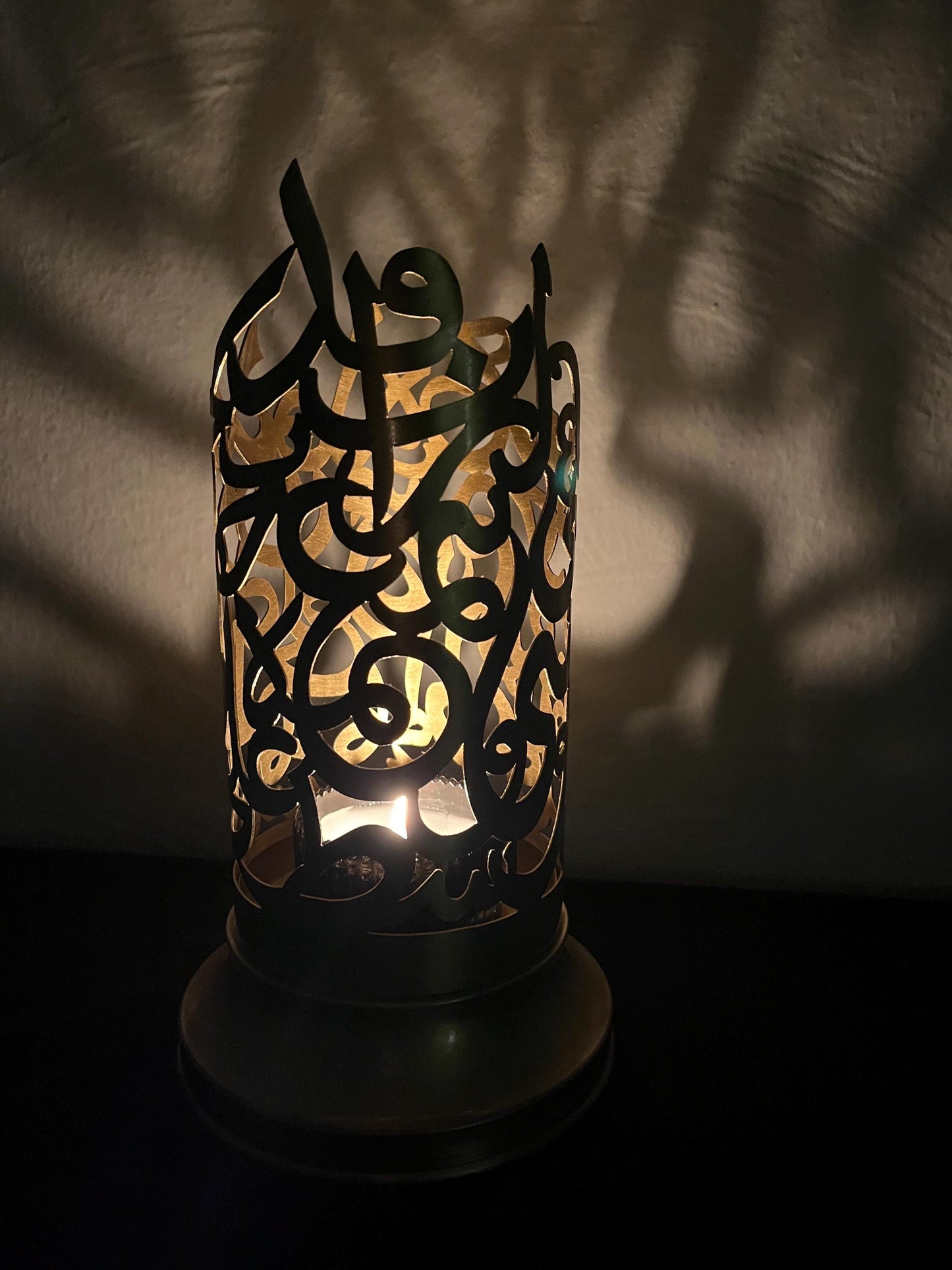 Brass Candle Holder | Islamic Handmade Home Decor | Dining Table Decoration | House Warming Gift | EID Ramadan Islamic Table