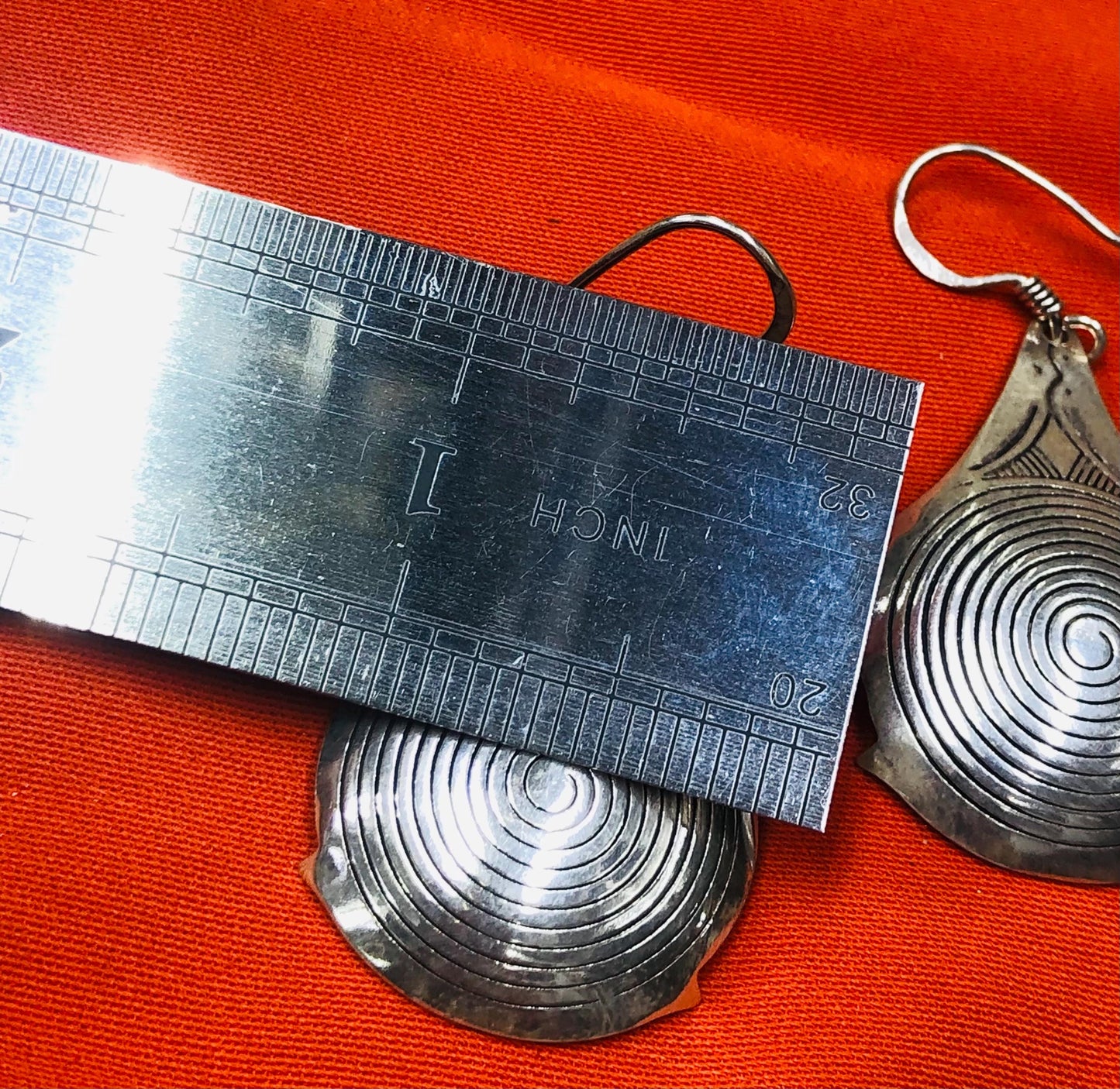 Vintage Berber Silver Earrings – Handmade Moroccan Jewelry
