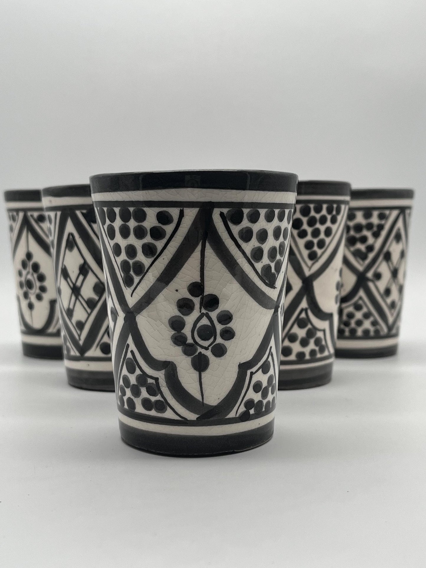 Moroccan Beldi Mug, Handmade, Boho Ceramic Tea Mug from Morocco