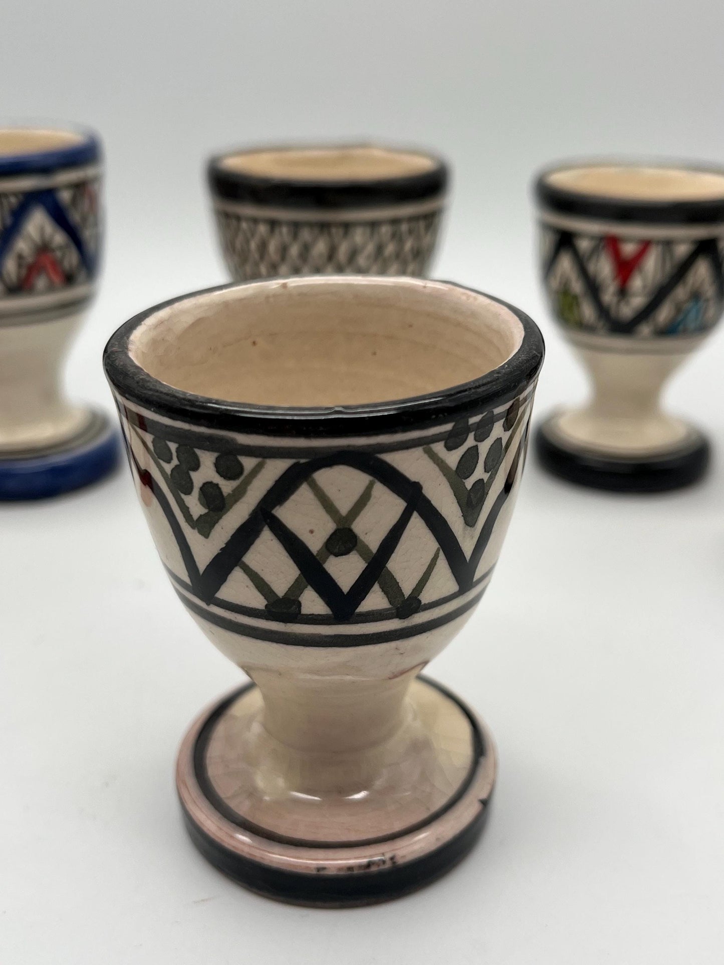 Handmade Moroccan Ceramic Egg Holder