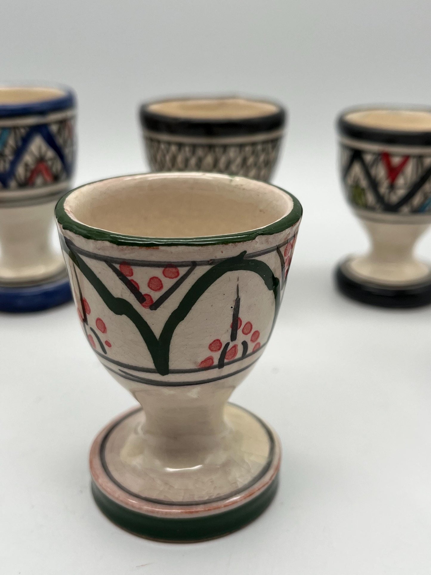 Handmade Moroccan Ceramic Egg Holder