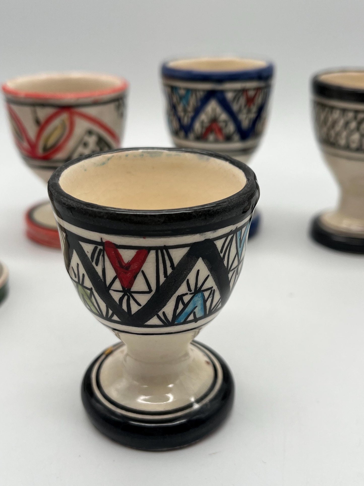 Handmade Moroccan Ceramic Egg Holder