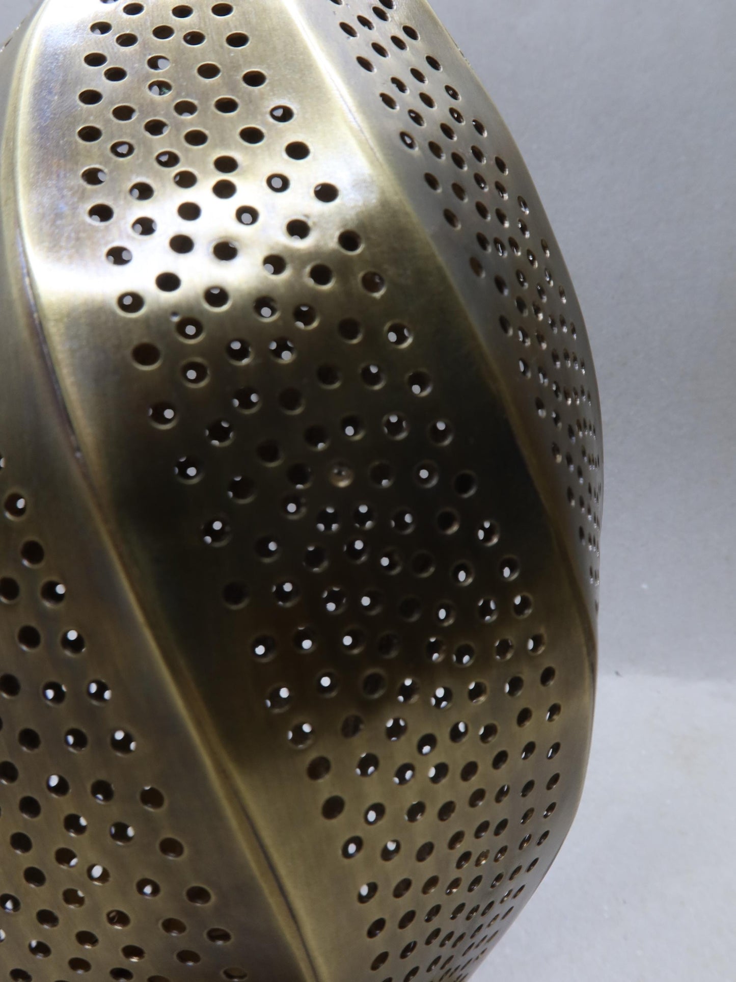 Unlacquered Brass Pierced Table Lamp Unique Design- Floor Lamp, Moroccan Lightingunique Moroccan Decor Light
