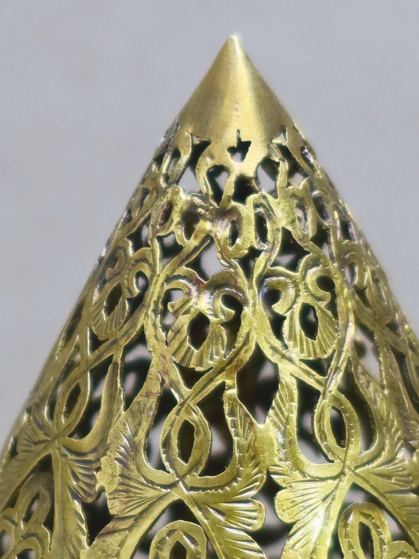 Unlacquered Brass Engraved Table Lamp - Floor Lamp, Moroccan Decor, Moroccan Lighting