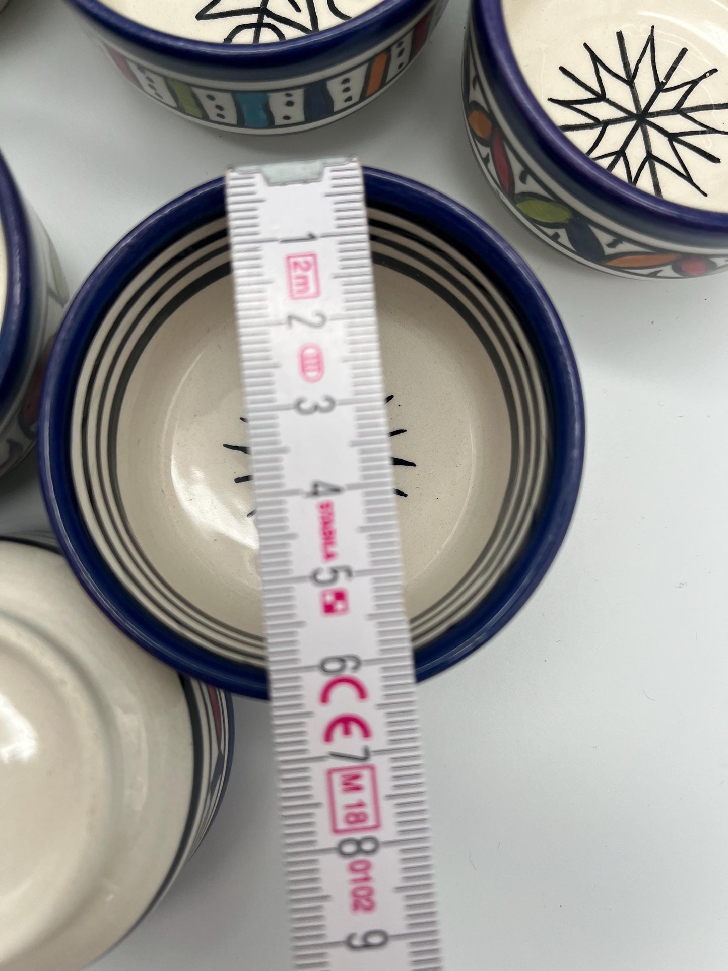Handmade Ceramic Bowls - Unique Mother'S Day Gift Ideas, Hand-Painted Moroccan Appetizer and Dip Bowls