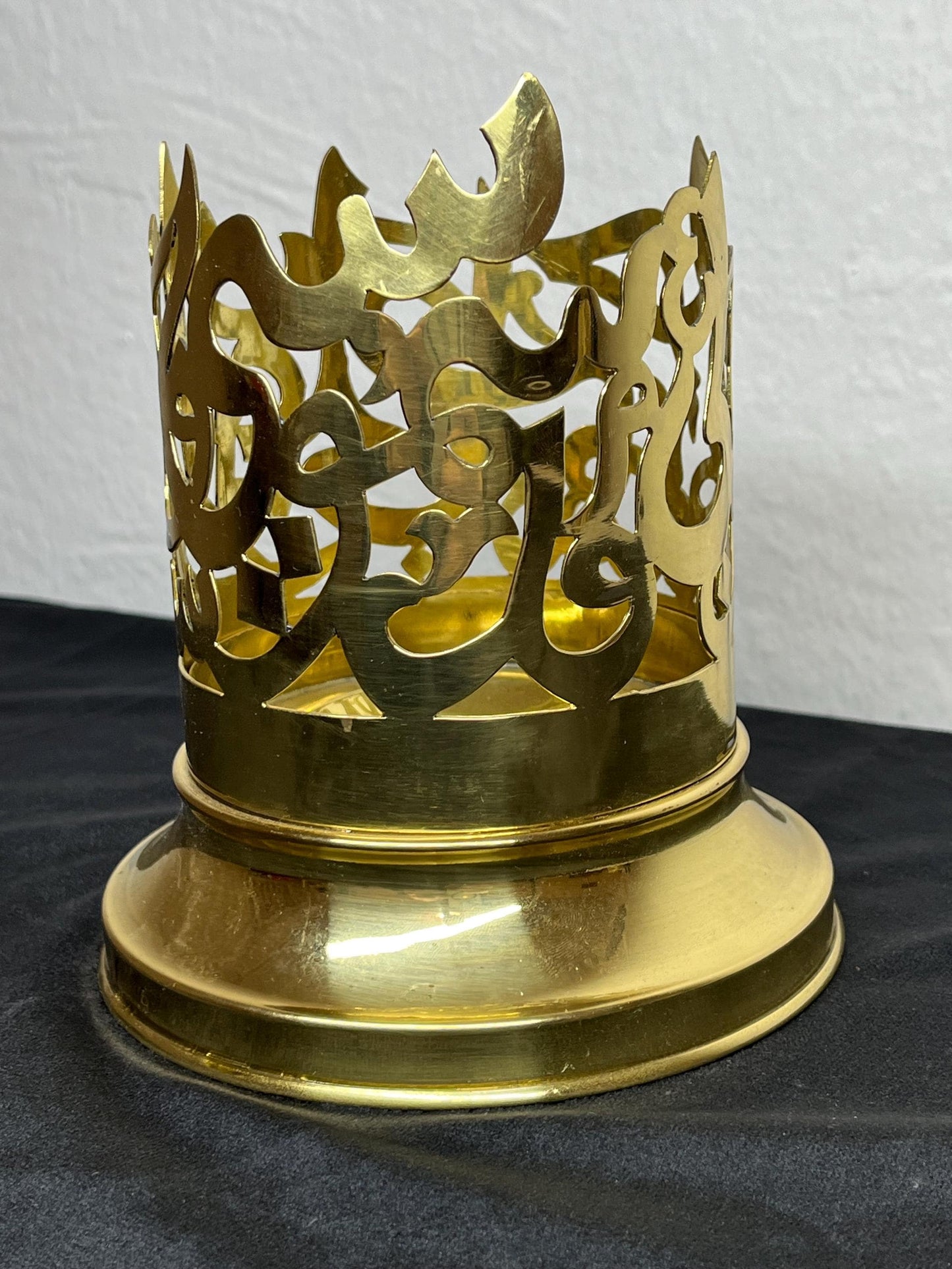 Brass Candle Holder | Islamic Handmade Home Decor | Dining Table Decoration | House Warming Gift | EID Ramadan Islamic Table