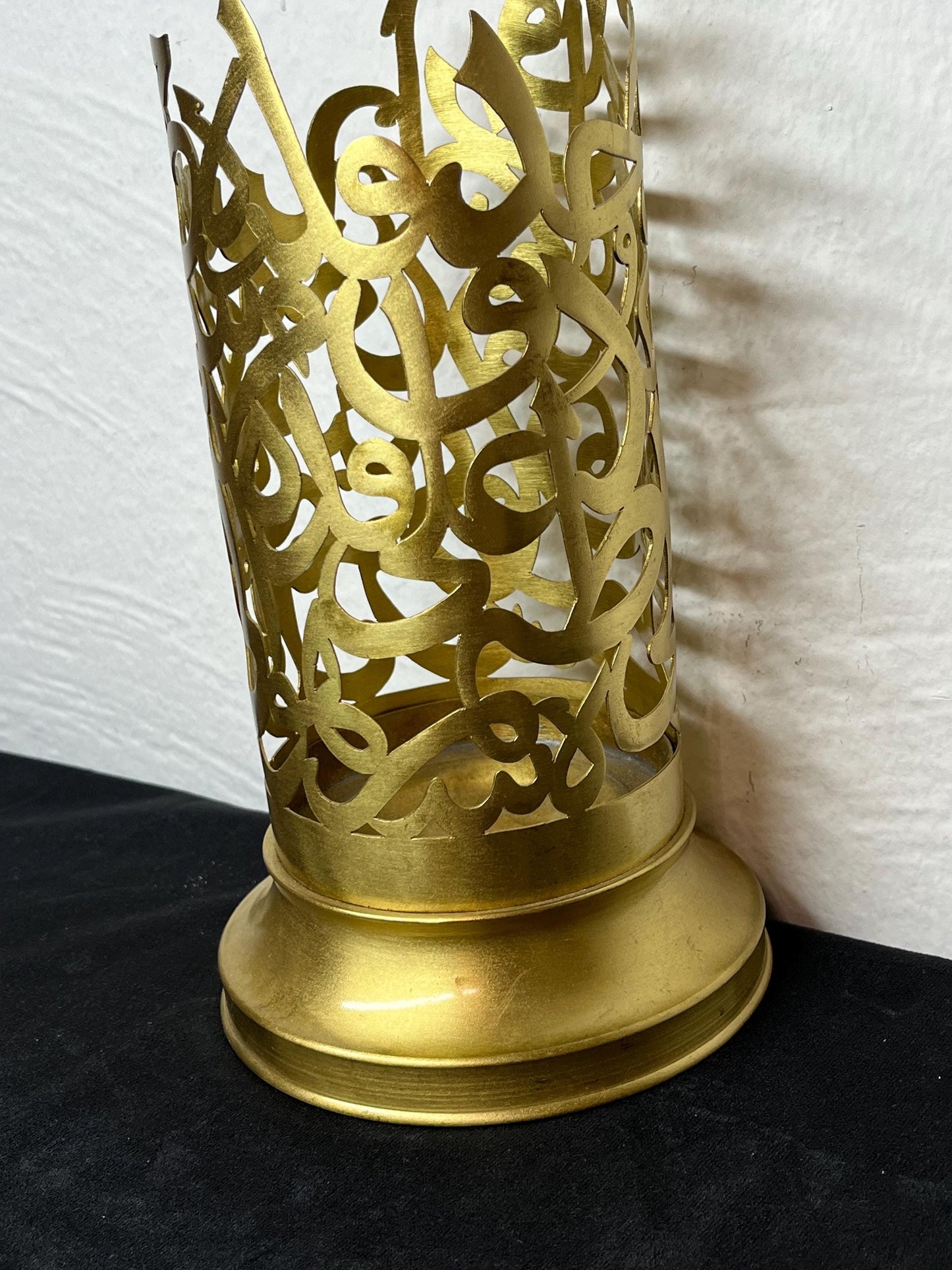 Brass Candle Holder | Islamic Handmade Home Decor | Dining Table Decoration | House Warming Gift | EID Ramadan Islamic Table