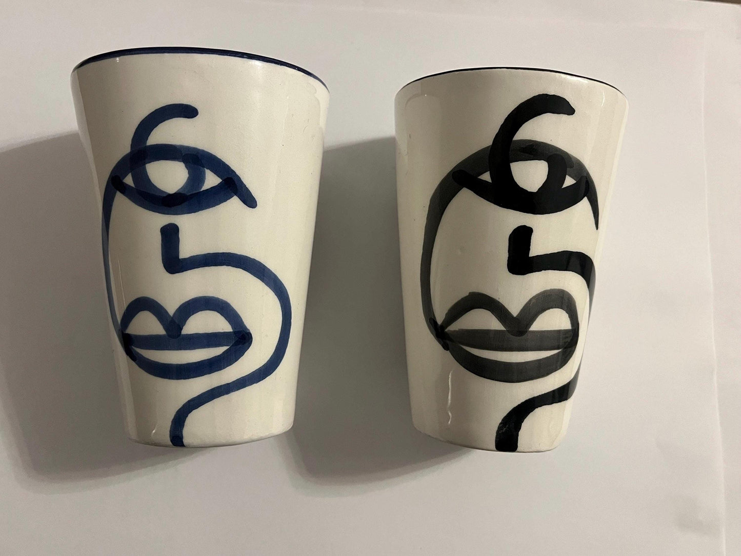 Moroccan Beldi Mug, Handmade, Boho Ceramic Tea Mug from Morocco