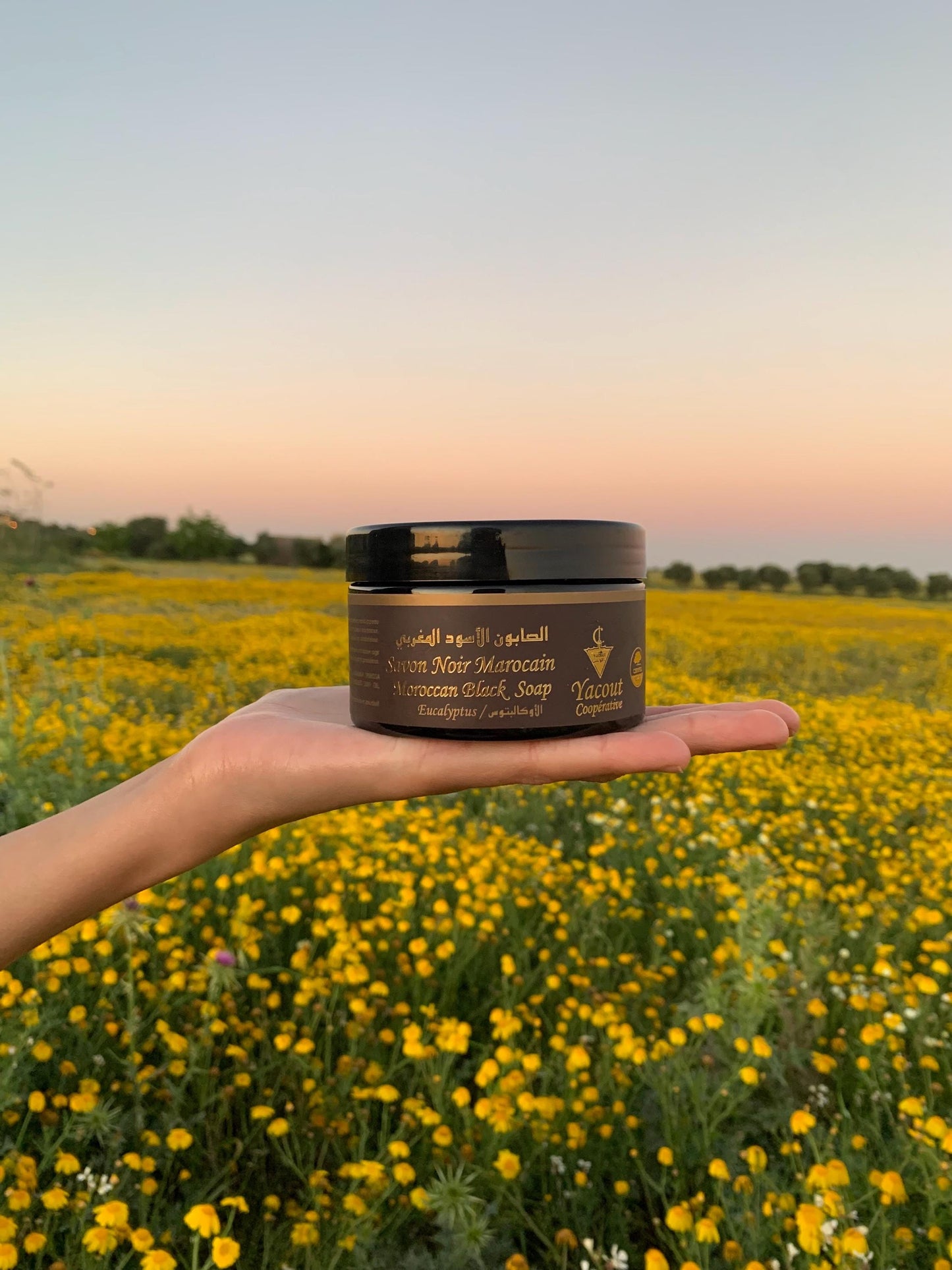Moroccan Black Soap with Eucalyptus Perfume - Natural Organic for Face & Body, Hamam Spa Ritual, Bride Beauty Treatment