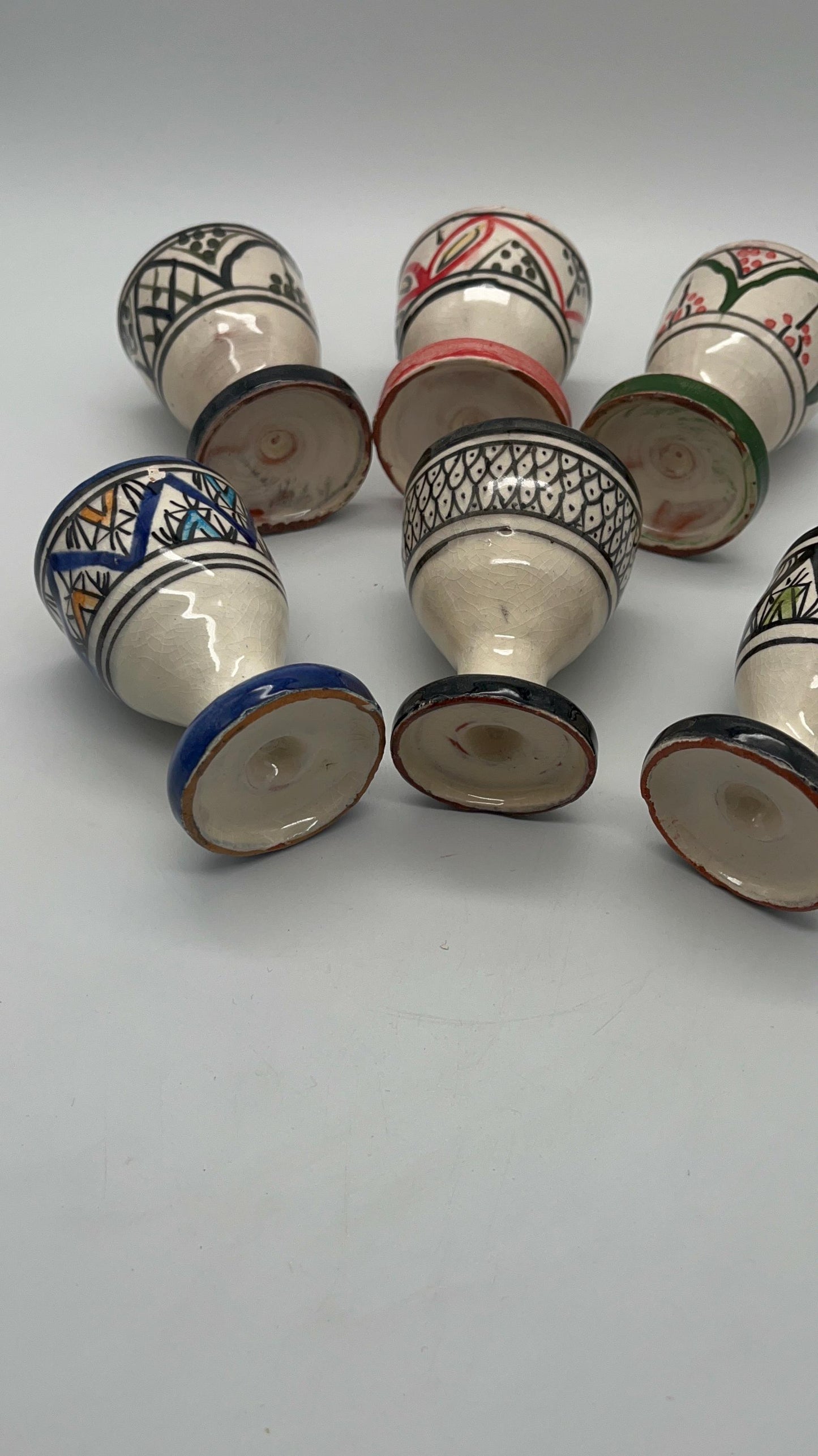 Handmade Moroccan Ceramic Egg Holder