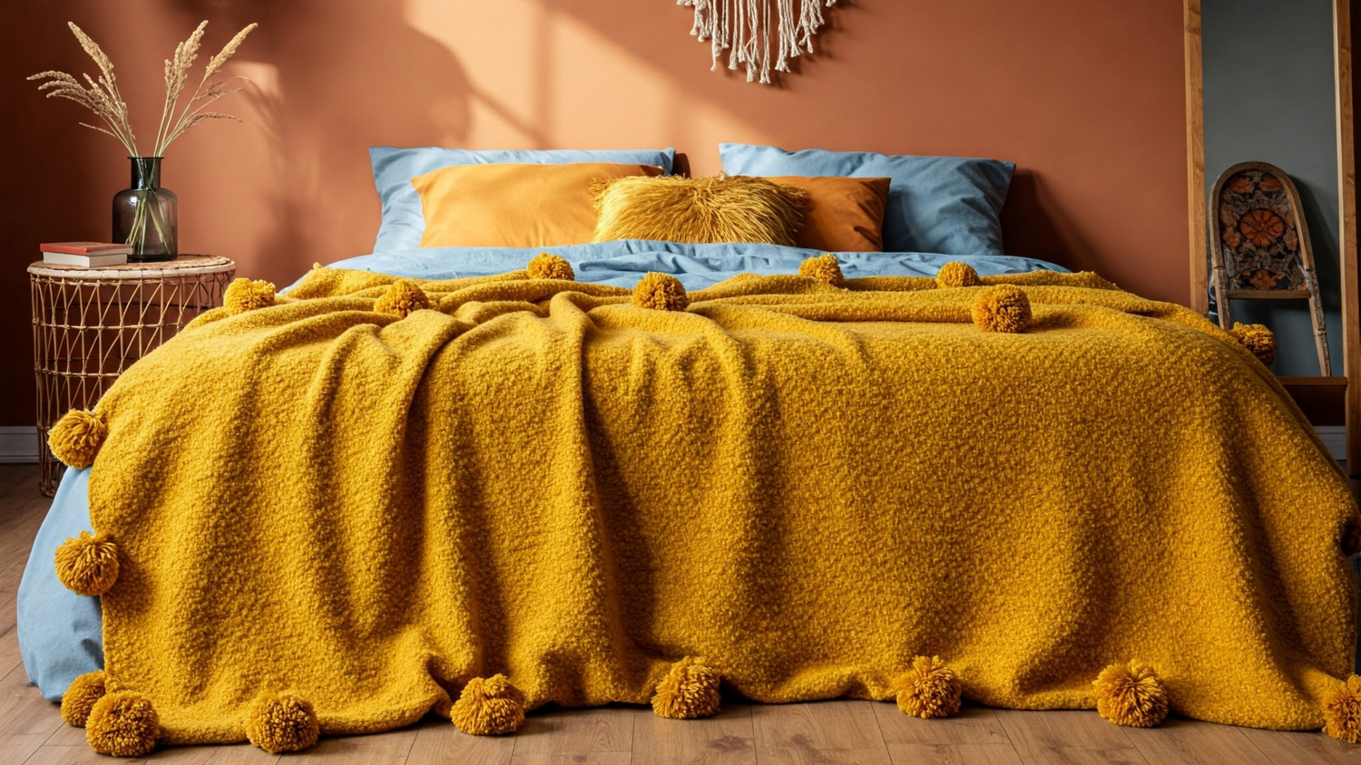 Handwoven Moroccan Blankets & Throws