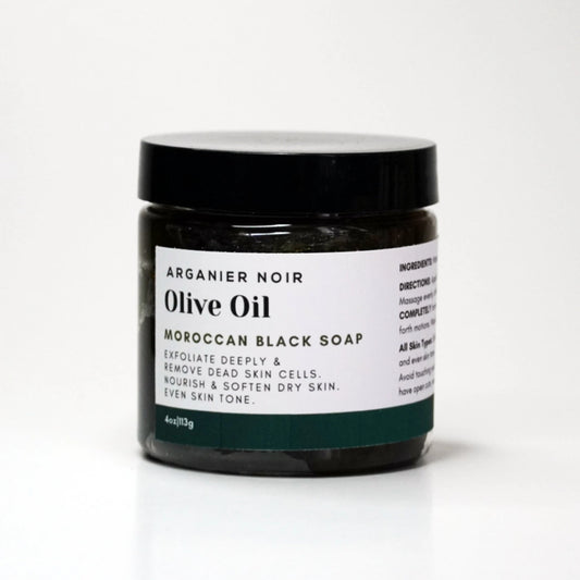 Moroccan Hammam Set- Moroccan Black Soap| Kessa Glove (Read the Ingredients)