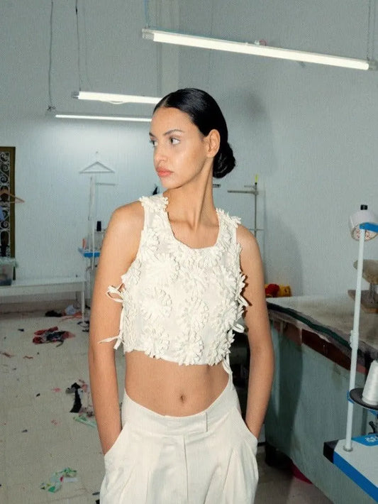 Lulu’S Crop Top Flowers - New