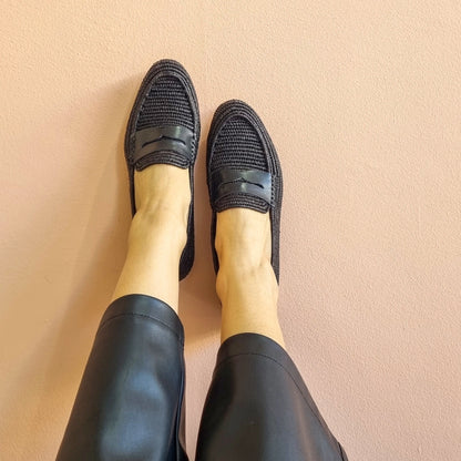 Raffia Shoes, High Quality Raffia Shoes, Handmade Loafer, Summer Shoes, Moroccan Shoes, High End Raphia Flats