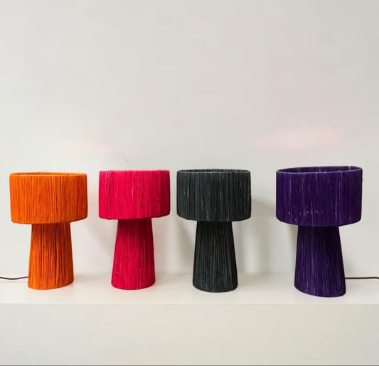 Raffia Pendant Light , Hanging Lamp Shade in Raffia