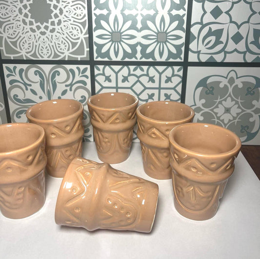 Moroccan Beldi Mug, Handmade, Boho Ceramic Tea Mug from Morocco
