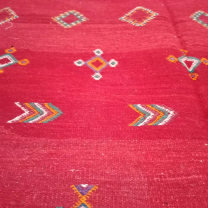 Moroccan Akhnif Rug, Berber Akhnif Kilkm, Handmade Wool Rug, Authentic Azilal