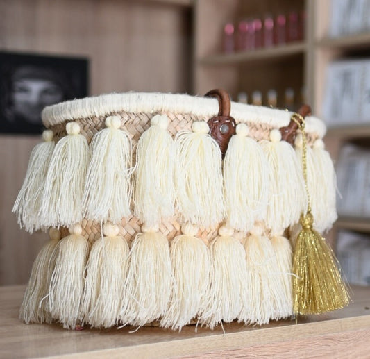 50% off STRAW BAG Handmade with Leather, French Market Basket, French Market Bag, Straw Basket, French Basket,