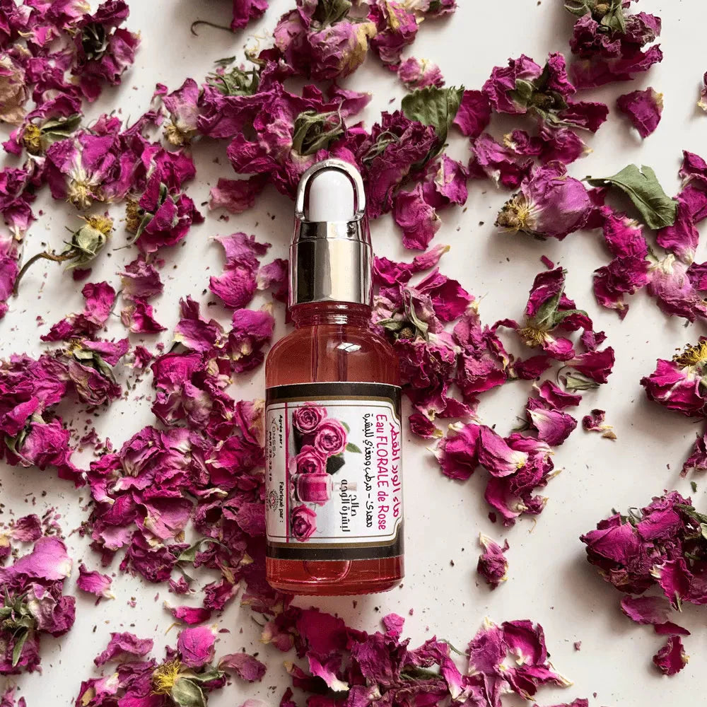 Natural Distilled Rose Water 30Ml: Dropper Bottle