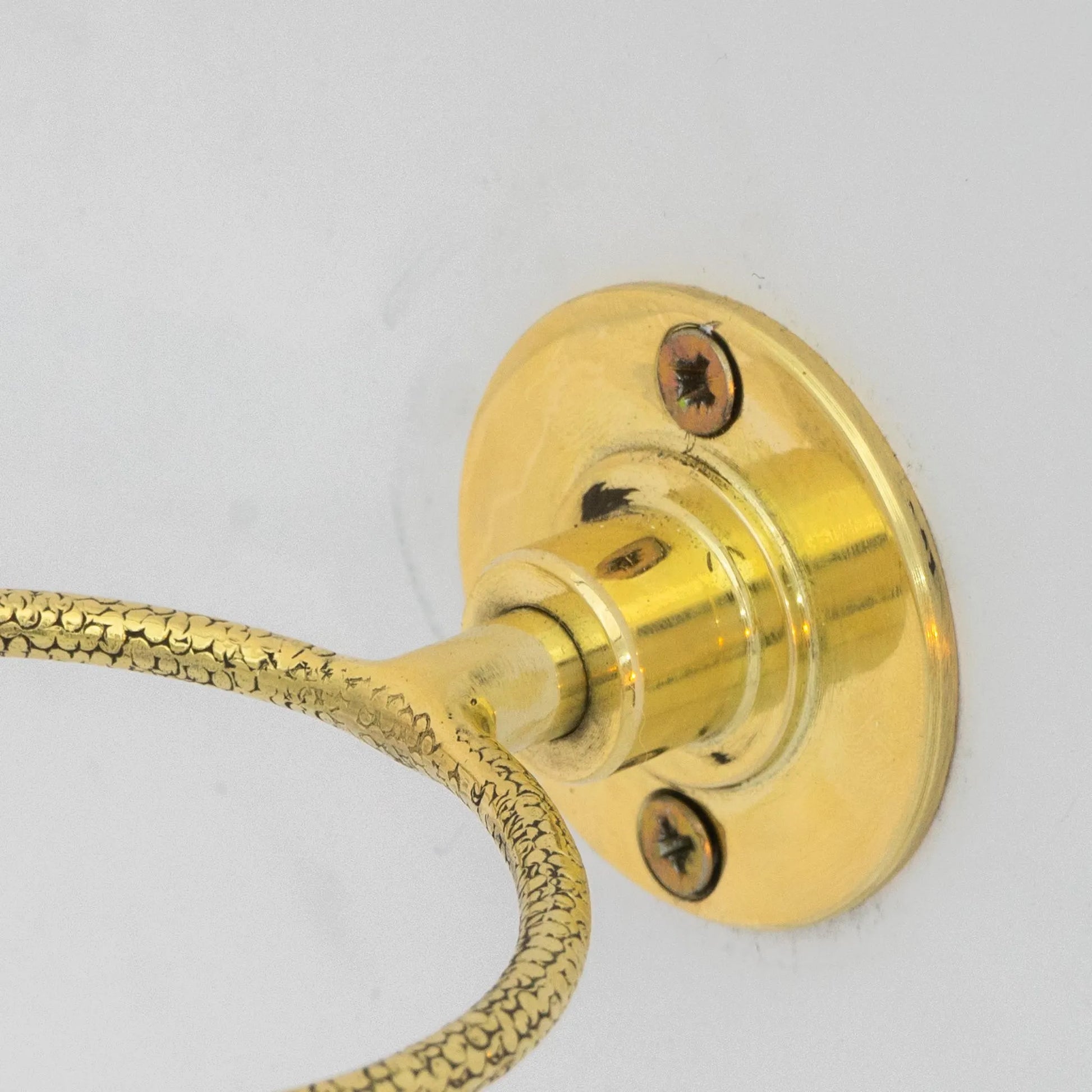 Unlacquered Copper Bathroom Toothbrush Holder, Wall Mount Toothbrush Cup