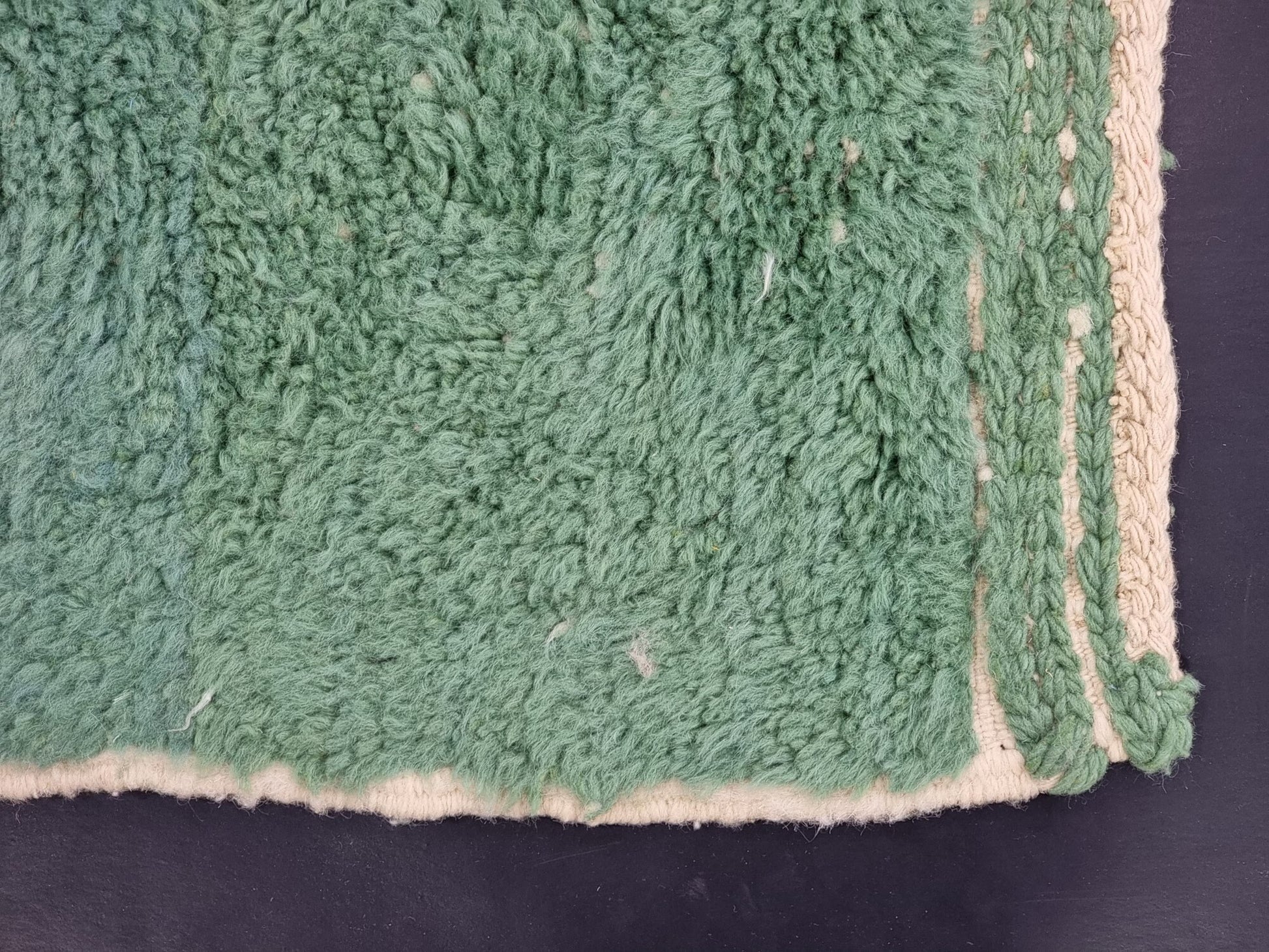 BENI OURAIN RUG 4X5, Multi-Color Moroccan Rug, Tribal Wool Rug, Fluffy Berber Carpet, Geometric & Funky Area Rug, Handmade Pink Boho Rug.