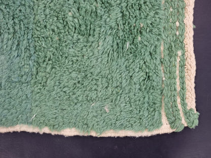 BENI OURAIN RUG 4X5, Multi-Color Moroccan Rug, Tribal Wool Rug, Fluffy Berber Carpet, Geometric & Funky Area Rug, Handmade Pink Boho Rug.