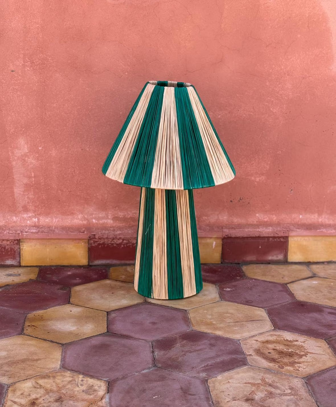 Raffia Lamp, Raffia Pendant Light ,Lamp Shade
