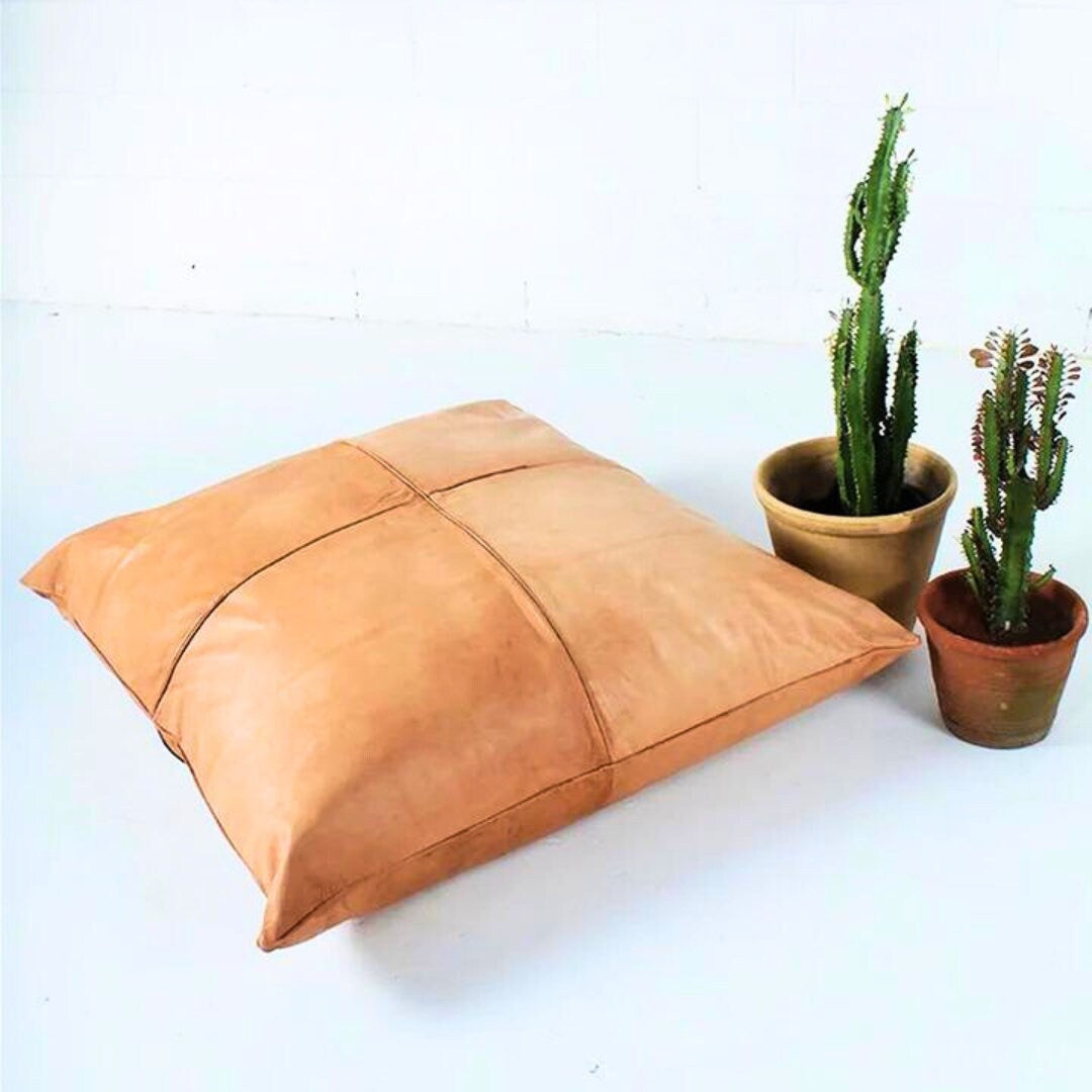 Handmade Leather Pillow Cover. Leather Throw Pillow. Handmade Leather Cushion. Brown Leather Pillow Case. Handmade. Genuine Leather Pillows