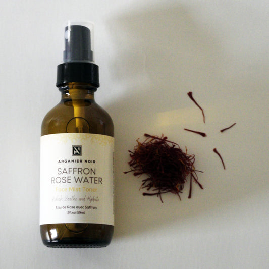 Saffron Rose Water- Pure Saffron and Roses- Face Toner| Arganier Noir