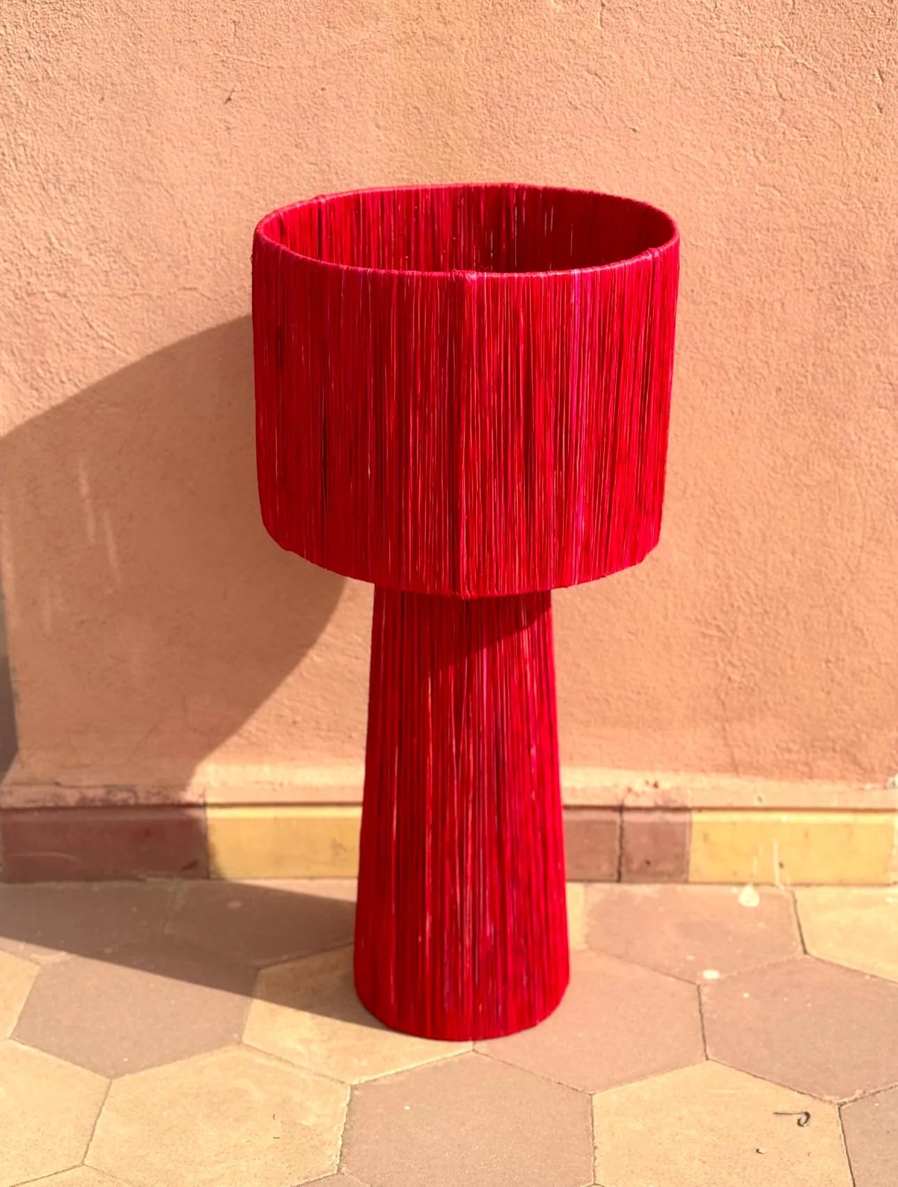 Natural Raffia Lamp, Raffia Pendant Light ,Lamp Shade
