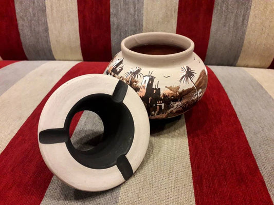 Moroccan round Ashtray Unique Ashtray Cigar Ashtray Home Decor Gift for Him Handmade Ashtray Decorative Ashtray with Lid