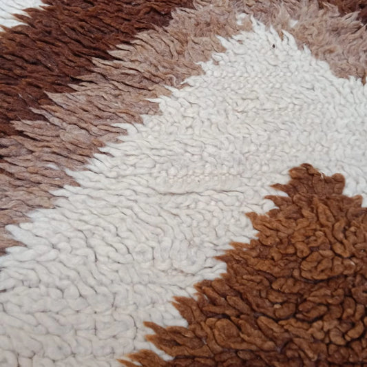 Beni Ourain Rug. Moroccan Beni Ourain Rug Berber Handmade Wool Authentic Azilal, Soft Wool Rug . Vintage Rug